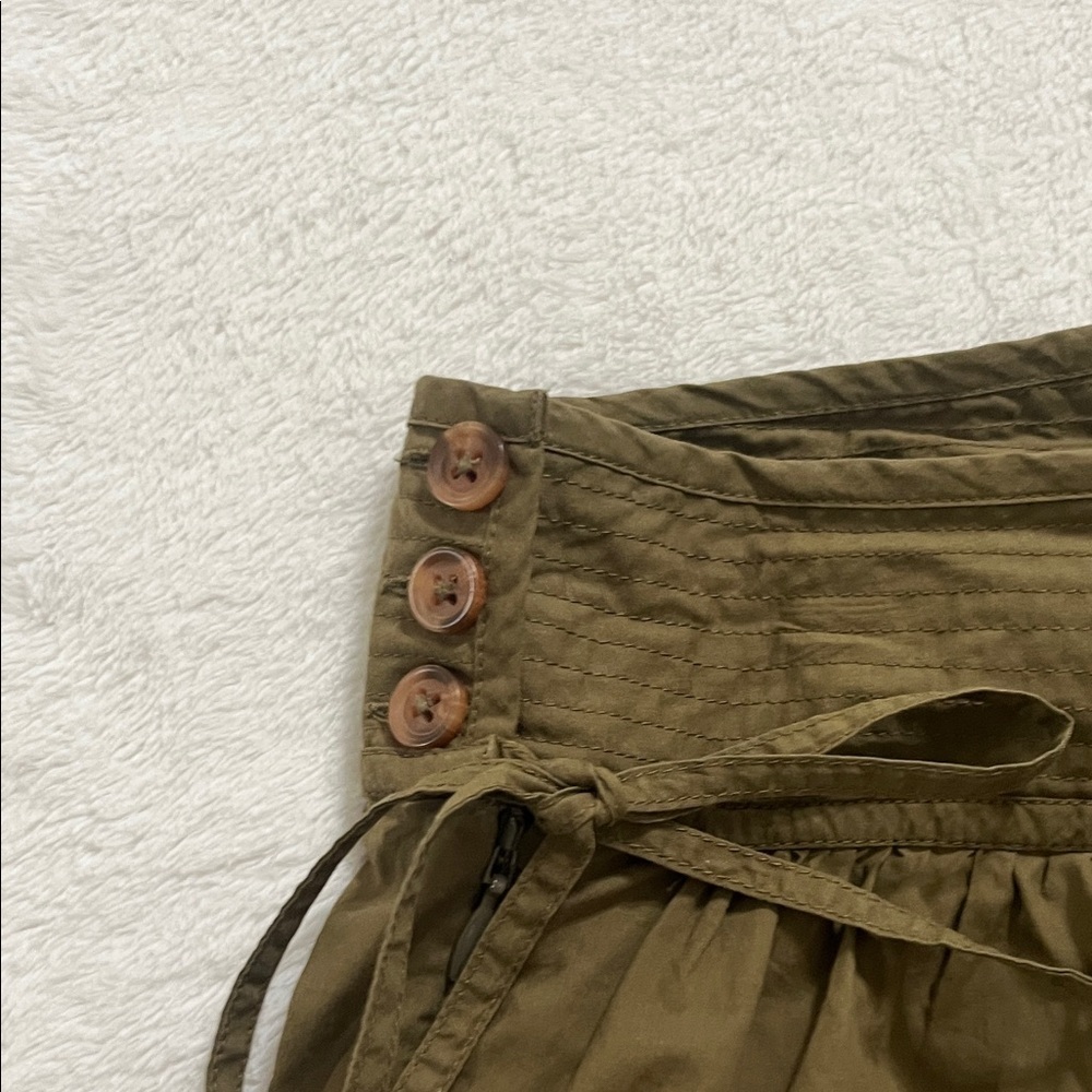 Ulla Johnson High Waist Olive Shorts - Picture 8 of 11